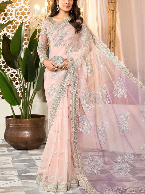 Maria B Net Saree