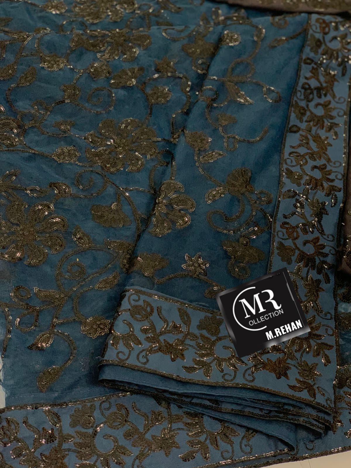 Asim Jofa Silk Saaree-Bridal Suits-Replica Zone