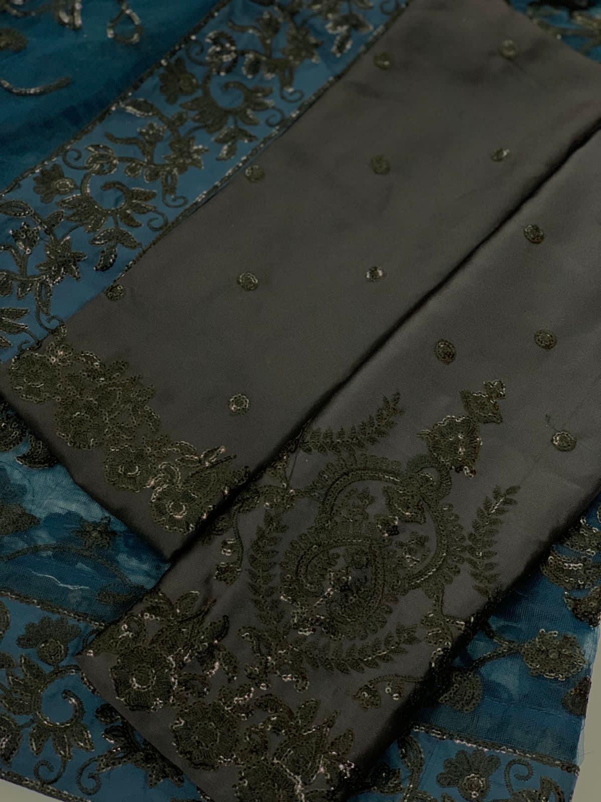 Asim Jofa Silk Saaree-Bridal Suits-Replica Zone