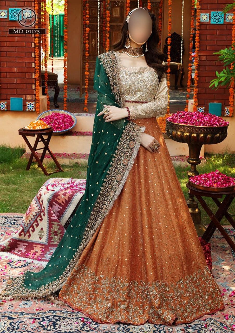 Ayesha Imran Net Maxi-Bridal Suits-Replica Zone