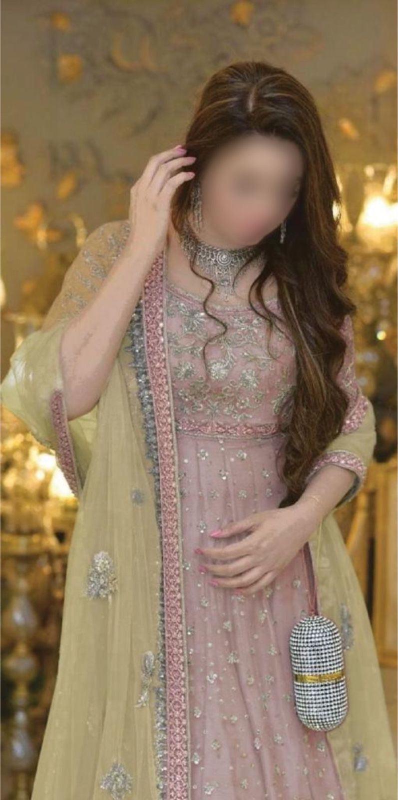Faiza Saqlain Net Bridal Suit-Bridal Suits-Replica Zone