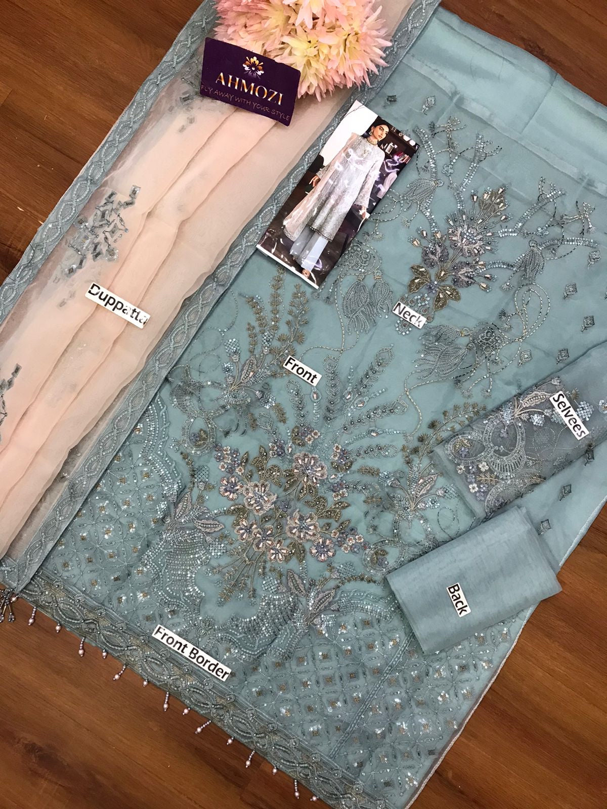 Flossie Organza Suit-Replica Suits-Replica Zone