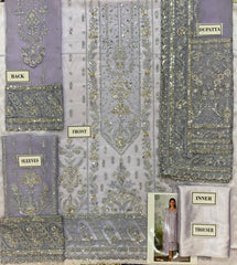 Gulaal Organza Suit-Replica Suits-Replica Zone