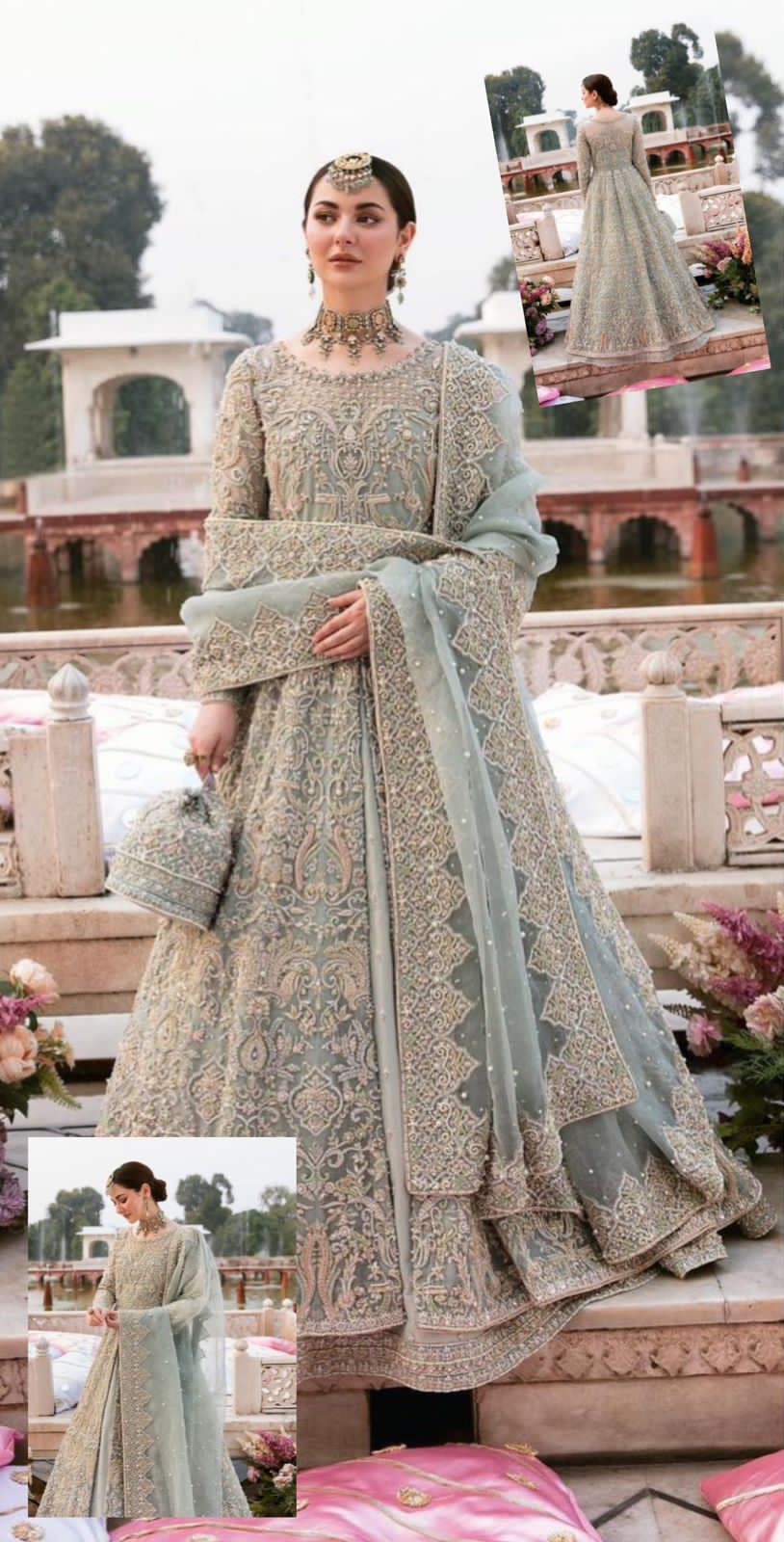 Kanwal Malik Net Frock-Bridal Suits-Replica Zone