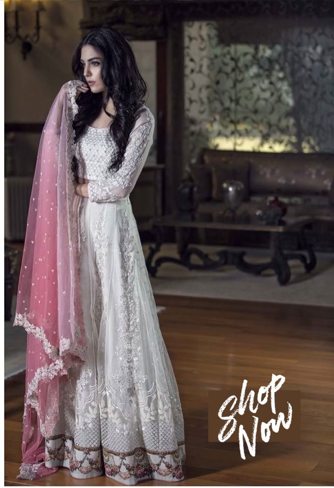 Maya Ali Chiffon Maxi-Bridal Suits-Replica Zone