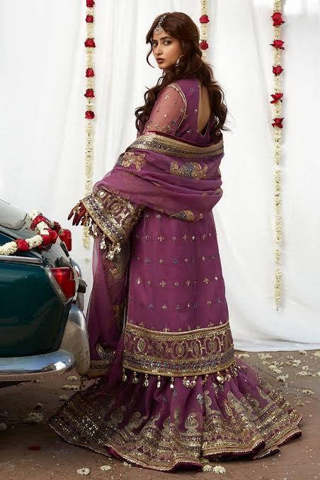Mohsin Naveed Organza Bridal Suit-Bridal Suits-Replica Zone