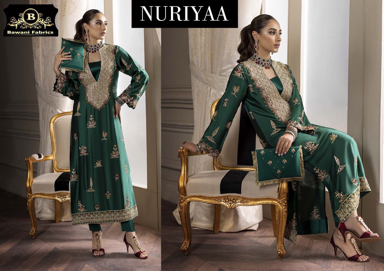 Nuriyaa Silk Suit-Replica Suits-Replica Zone