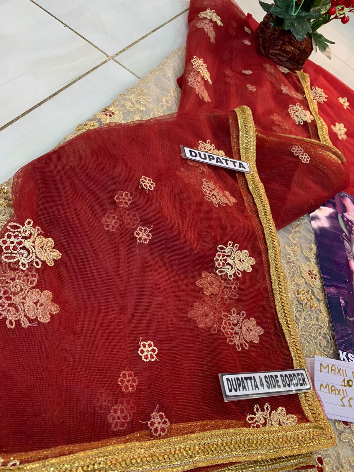 Indian Net Maxi-Bridal Suits-Replica Zone
