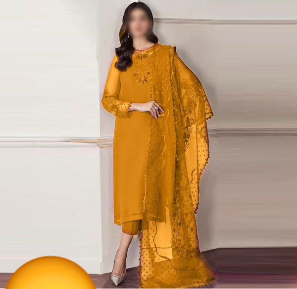 Baroque Chiffon Suit