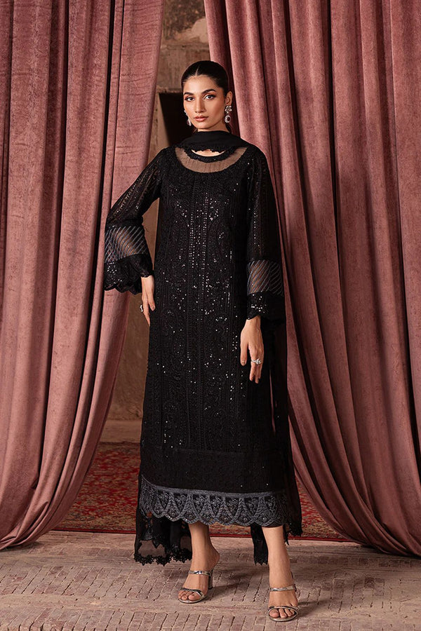 Azure Chiffon Suit