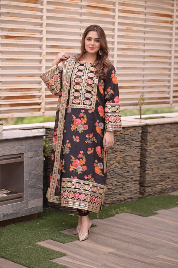 Aneela's Silk Suit