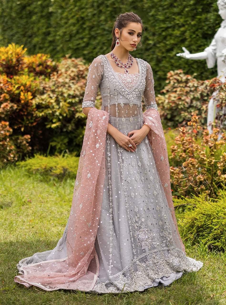 Zainab Chottani Net Bridal Suit-Bridal Suits-Replica Zone