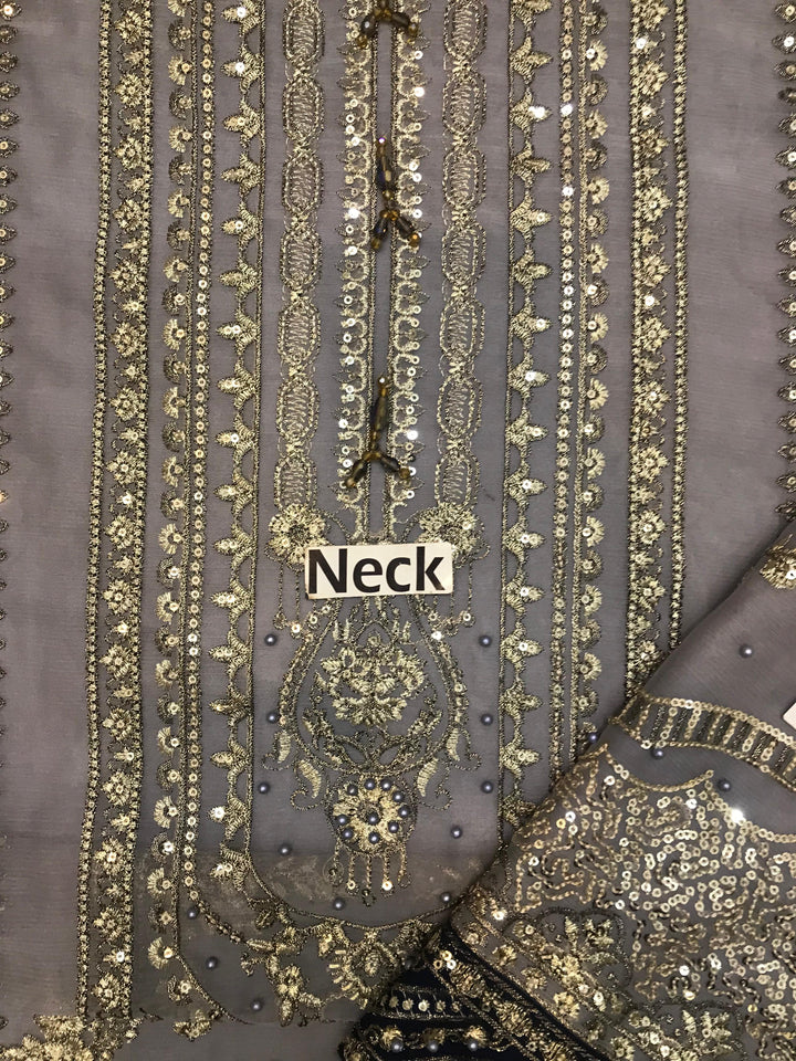 Adan Libas Chiffon Suit-Replica Suits-Replica Zone