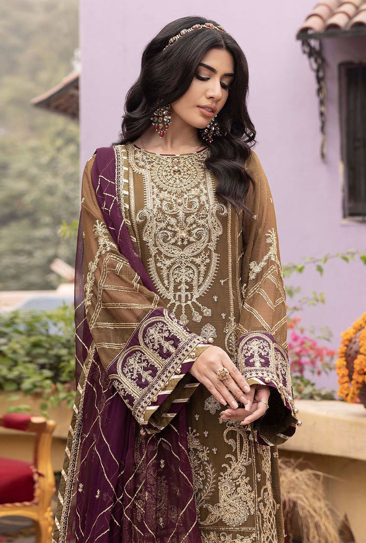 Adan Libas Chiffon Suit-Replica Suits-Replica Zone