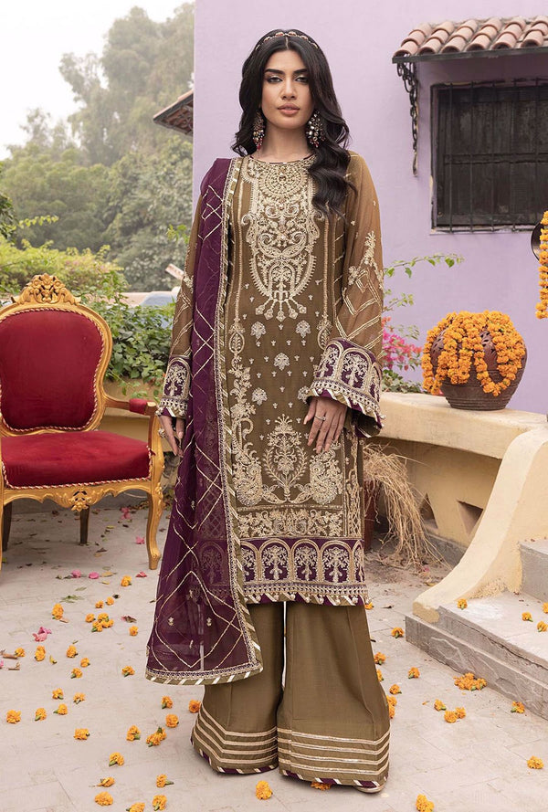Adan Libas Chiffon Suit-Replica Suits-Replica Zone