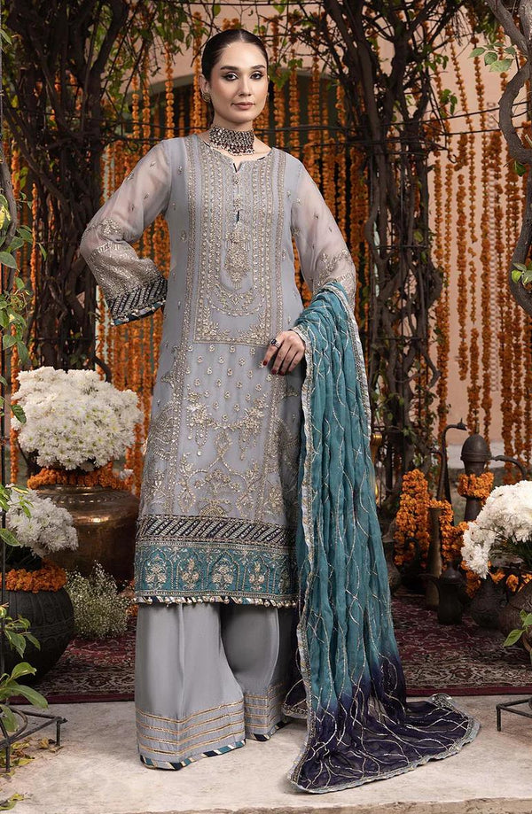 Adan Libas Chiffon Suit-Replica Suits-Replica Zone