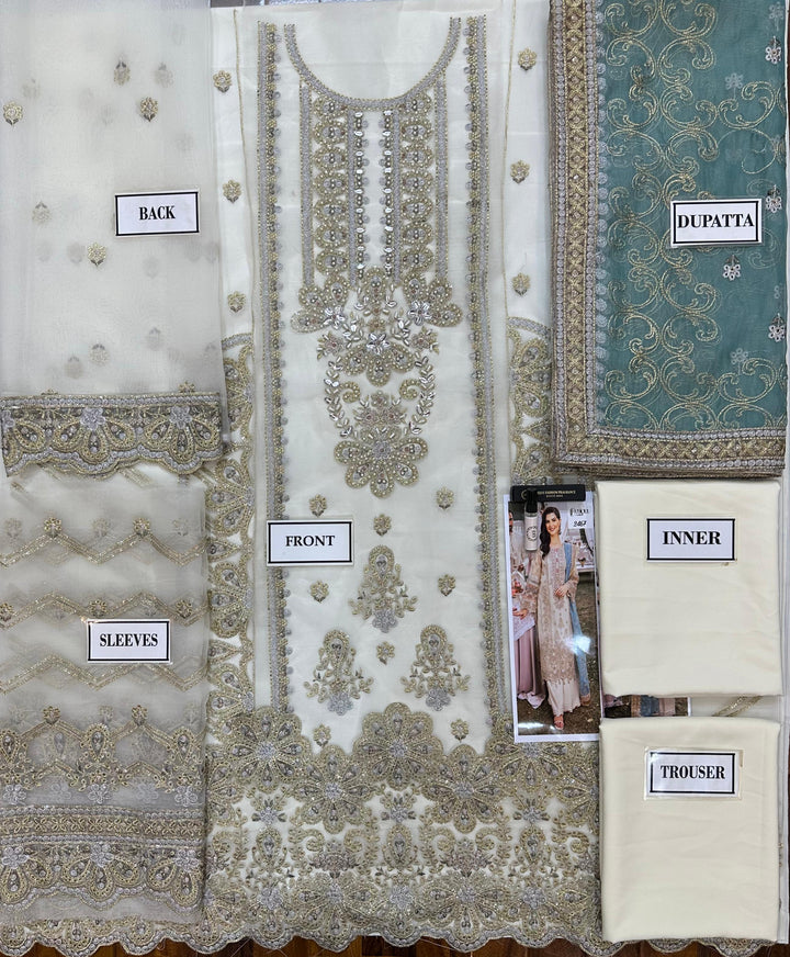 Adan Libas Organza Suit-Replica Suits-Replica Zone