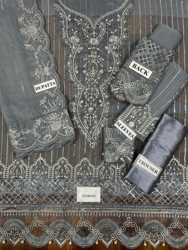 Afrozeh Chiffon Suit-Replica Suits-Replica Zone