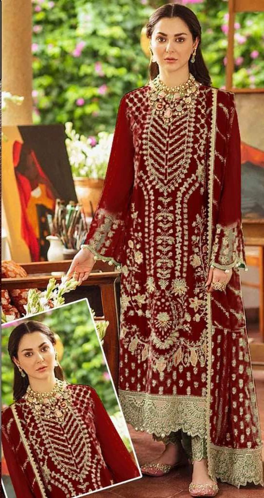 Afrozeh Chiffon Suit-Replica Suits-Replica Zone