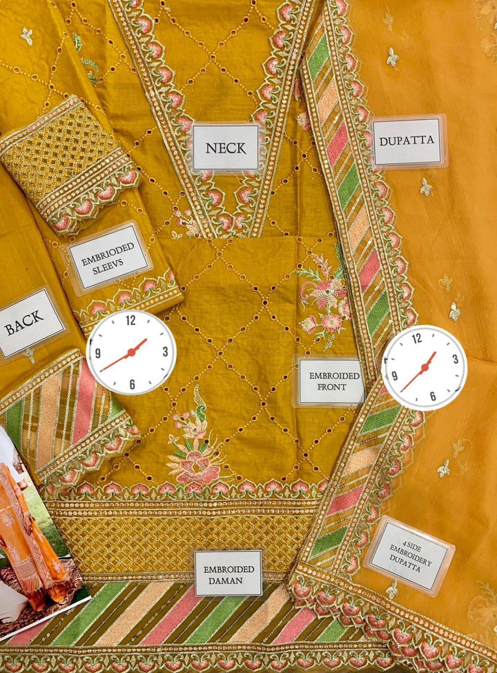 Afrozeh Cotton Suit-Cotton Suits-Replica Zone
