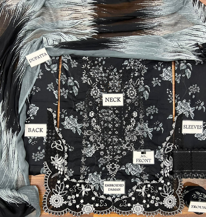 Afrozeh Lawn Suit-Lawn Suits-Replica Zone