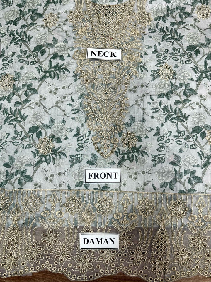 Afrozeh Lawn Suit-Lawn Suits-Replica Zone