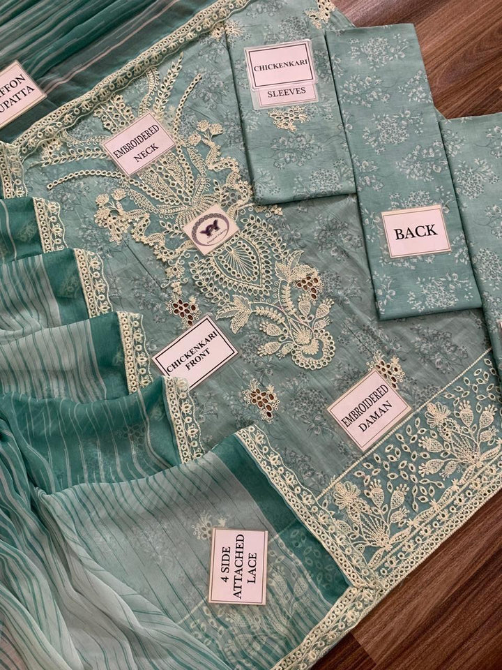 Afrozeh Lawn Suit-Lawn Suits-Replica Zone