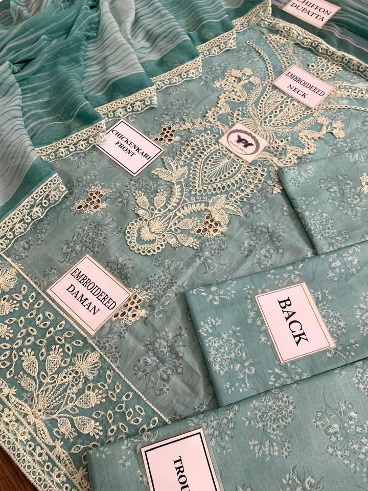 Afrozeh Lawn Suit-Lawn Suits-Replica Zone