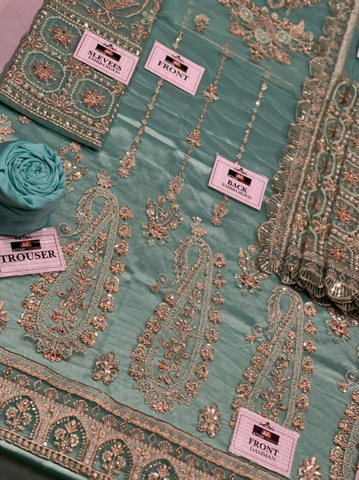 Afrozeh Net Maxi-Bridal Suits-Replica Zone