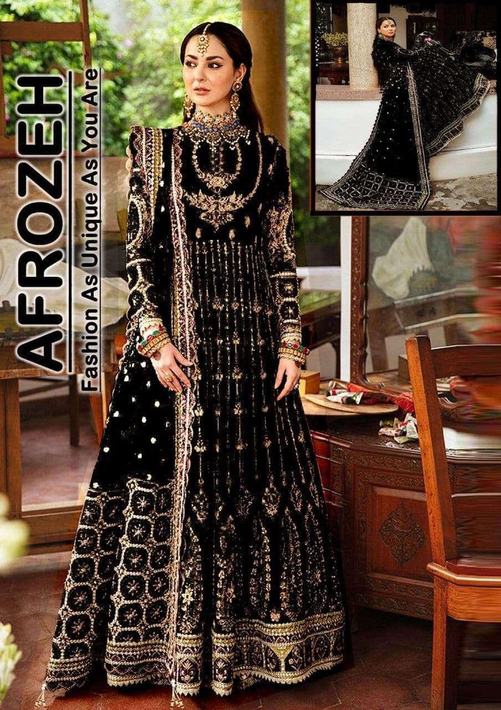 Afrozeh Net Maxi Ethereal Elegance, Modern Flair – Replica Zone