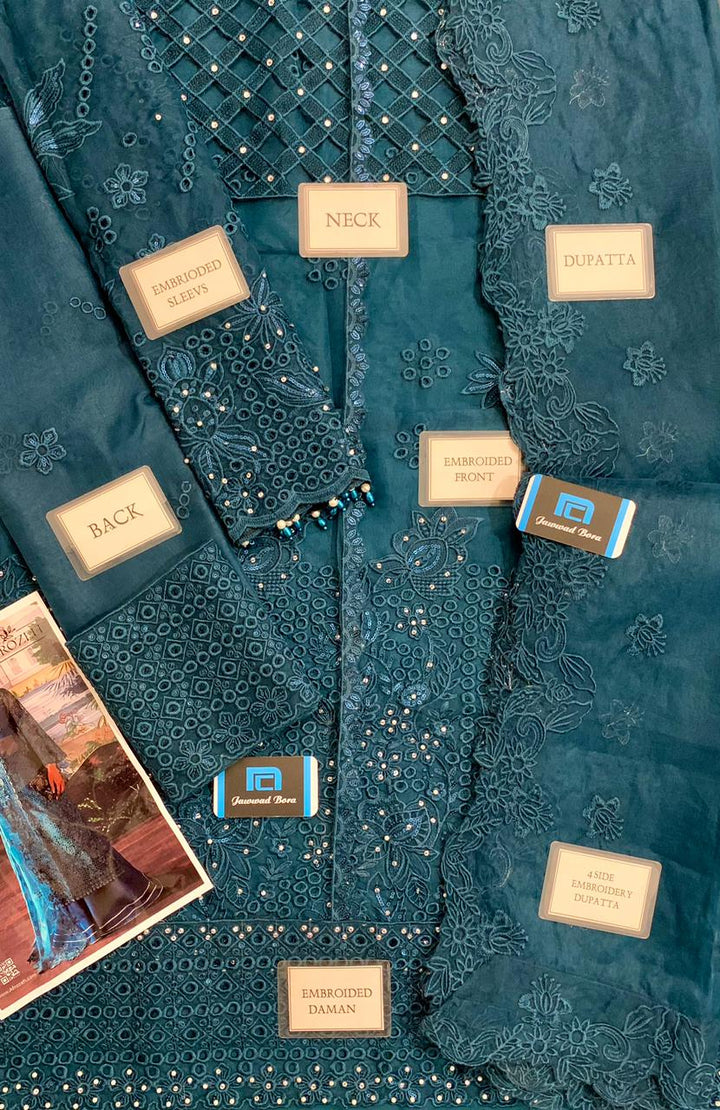 Afrozeh Organza Suit-Replica Suits-Replica Zone