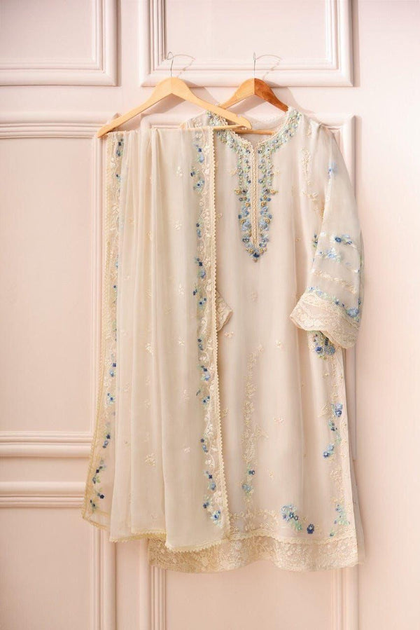 Agha Noor Chiffon Suit-Replica Suits-Replica Zone