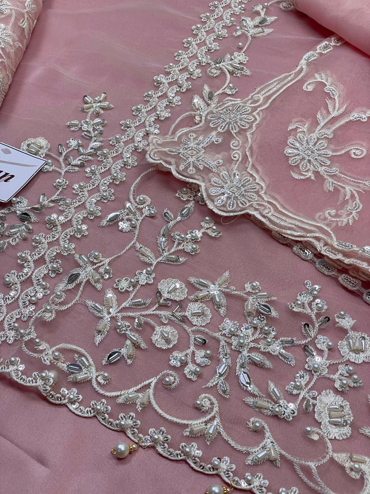 Agha Noor Organza Suit-Replica Suits-Replica Zone