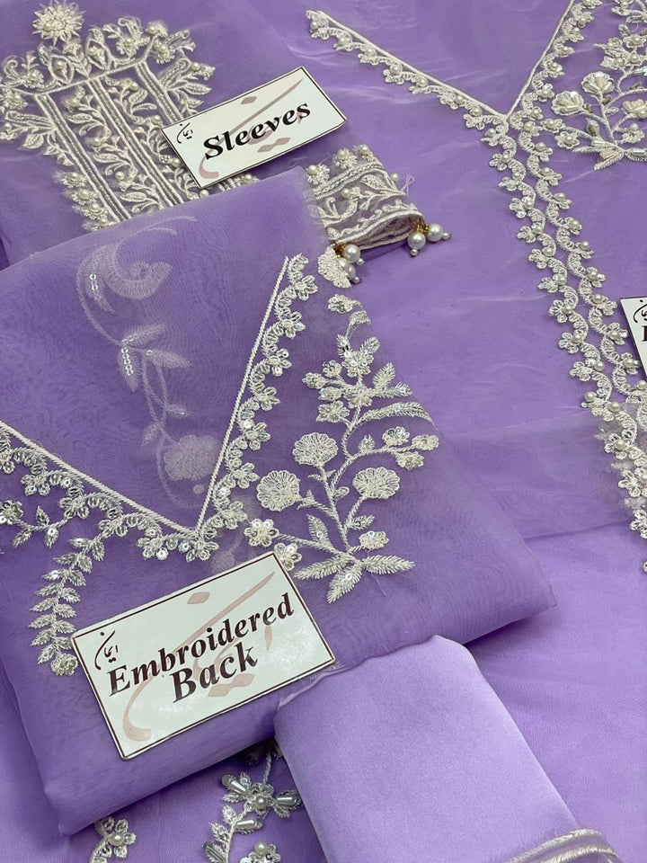 Agha Noor Organza Suit-Replica Suits-Replica Zone