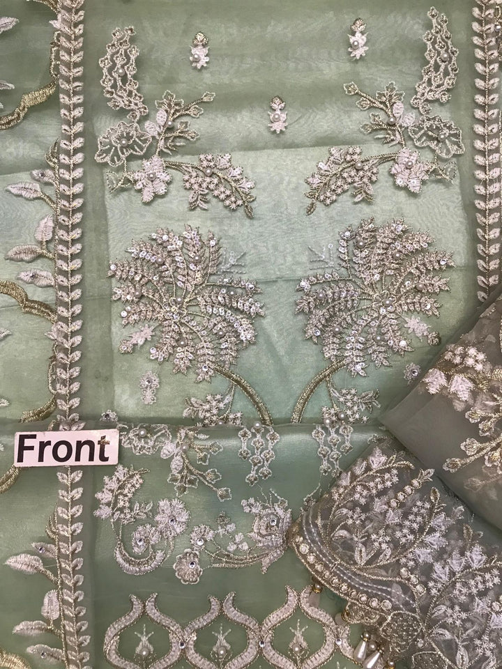 Agha Noor Organza Suit-Replica Suits-Replica Zone