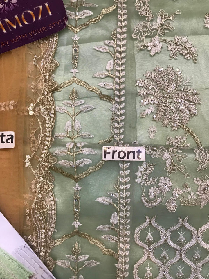 Agha Noor Organza Suit-Replica Suits-Replica Zone