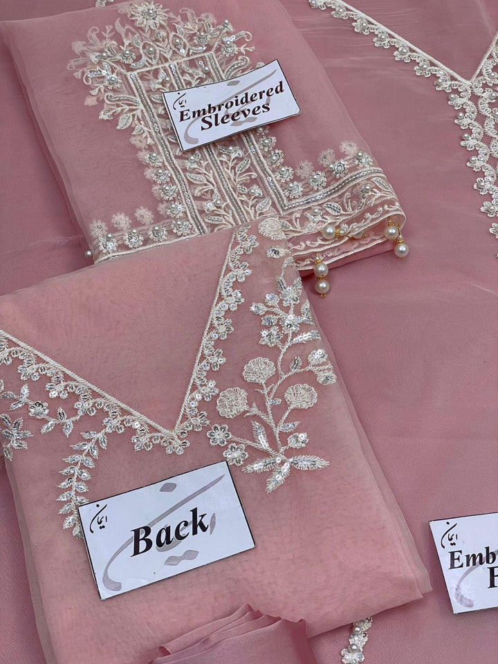 Agha Noor Organza Suit-Replica Suits-Replica Zone