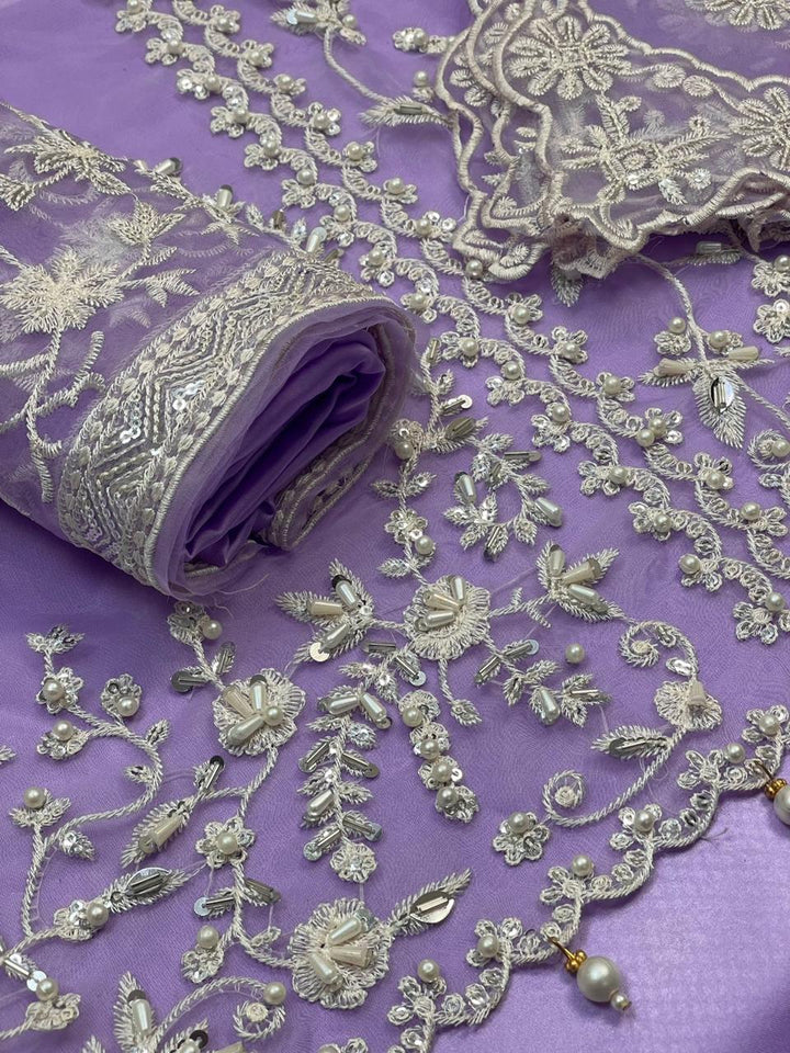 Agha Noor Organza Suit-Replica Suits-Replica Zone