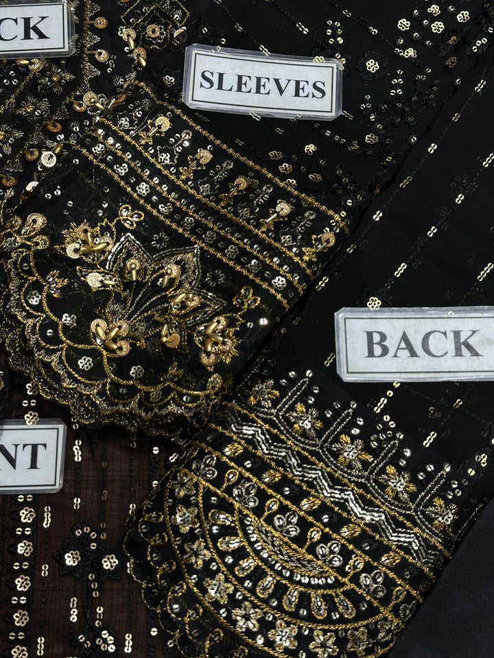 Aik Atelier Chiffon Frock-Bridal Suits-Replica Zone