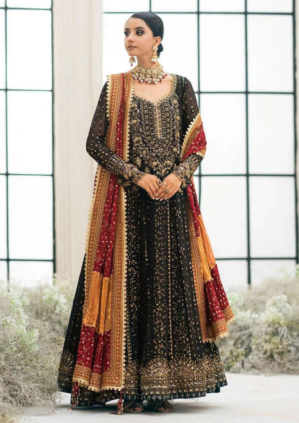 Aik Atelier Chiffon Frock-Bridal Suits-Replica Zone