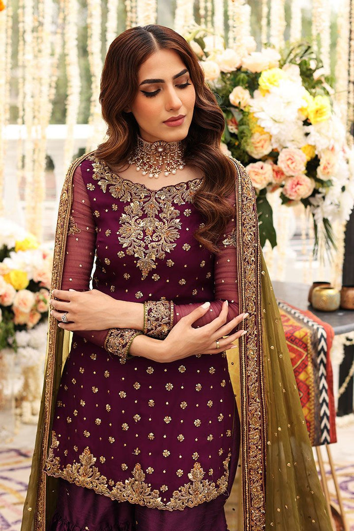 Aisha Imran Chiffon Suit-Replica Suits-Replica Zone