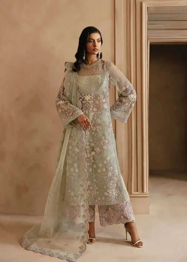 Akbar Aslam Organza Suit-Replica Suits-Replica Zone