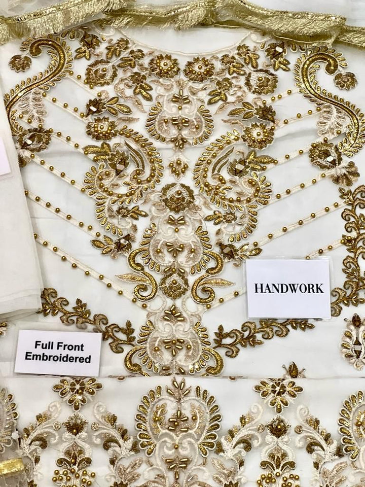Ali Zeeshan Net Bridal Suit-Bridal Suits-Replica Zone