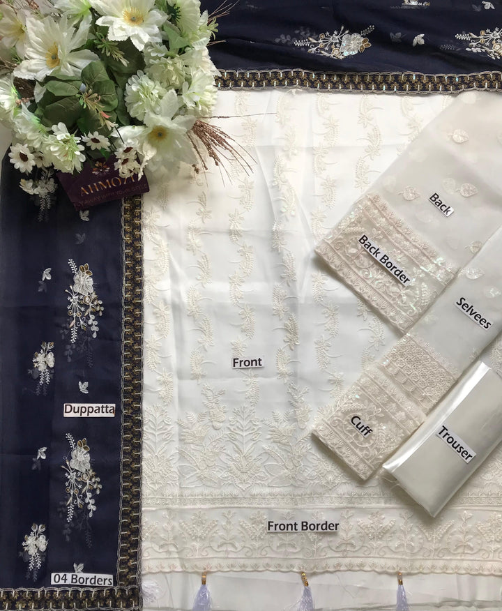 Alizeh Organza Suit-Replica Suits-Replica Zone