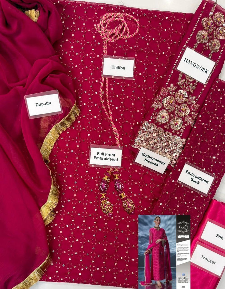 Amave Chiffon Suit-Replica Suits-Replica Zone