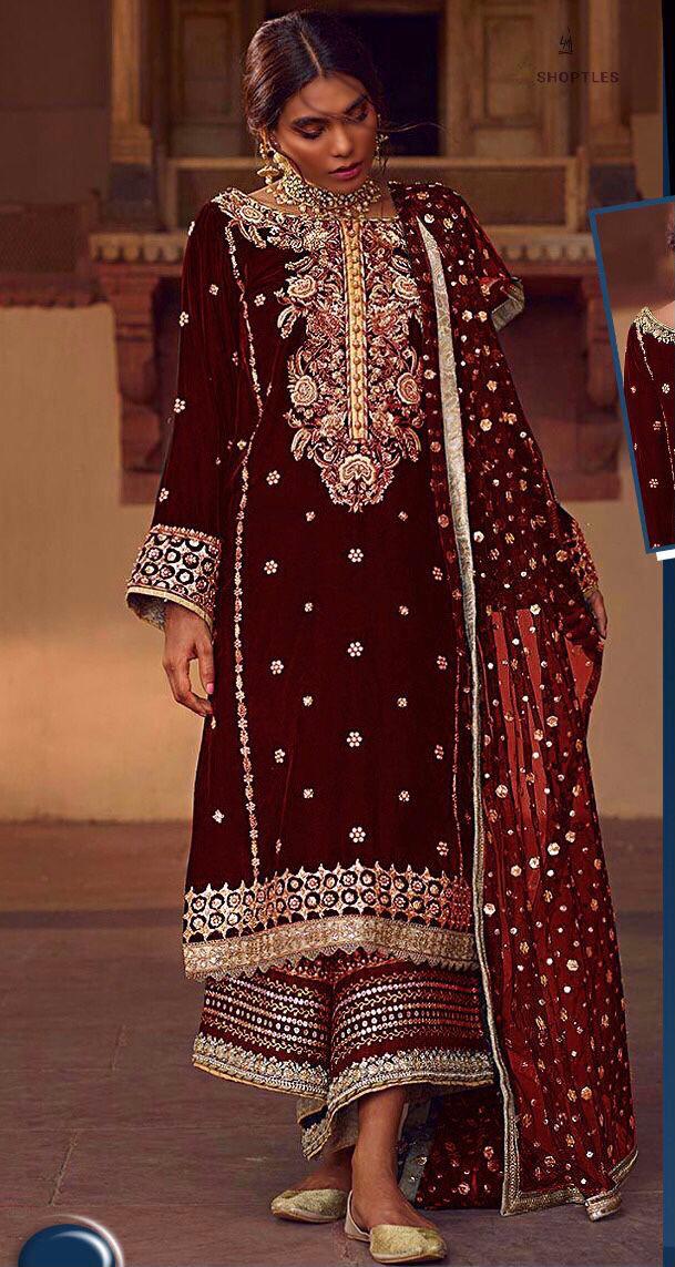 Anas Abrar Velvet Suit-Replica Suits-Replica Zone