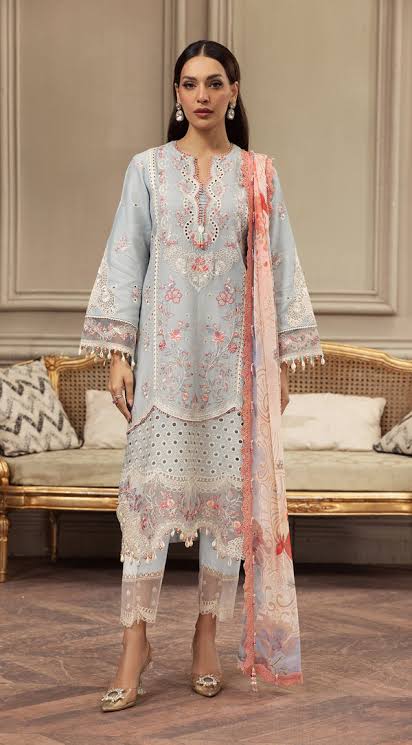 Anaya Lawn Suit-Lawn Suits-Replica Zone