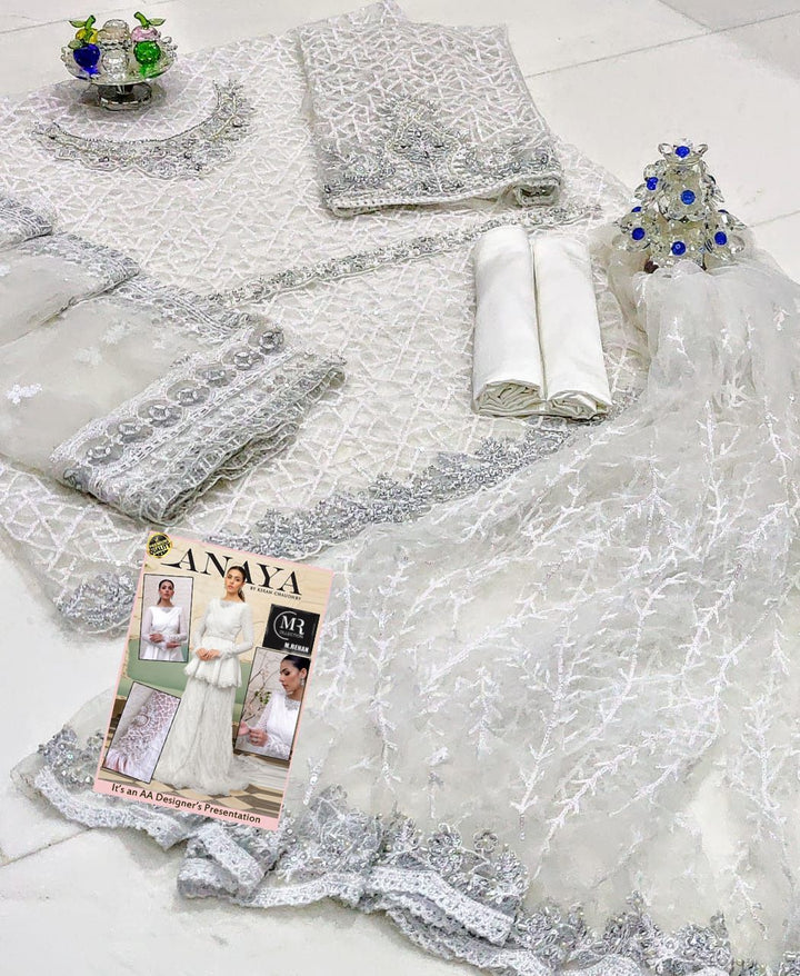 Anaya Net Bridal Suit-Bridal Suits-Replica Zone