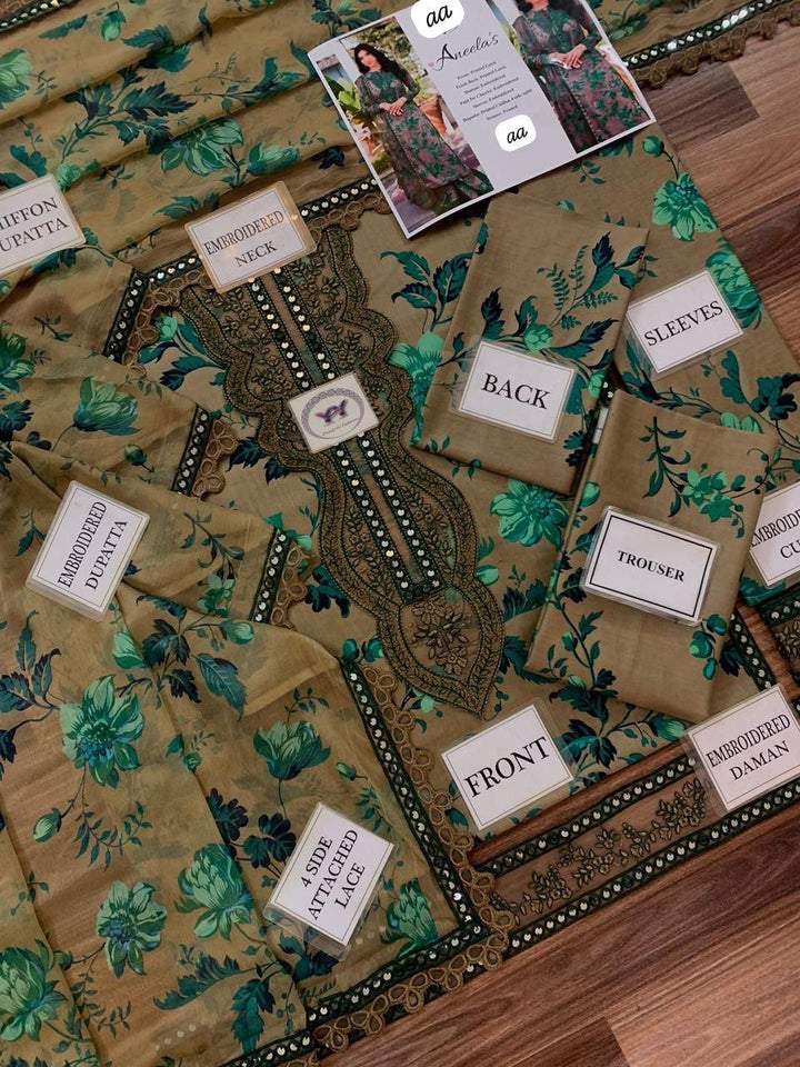 Aneela’s Lawn Suit-Lawn Suits-Replica Zone