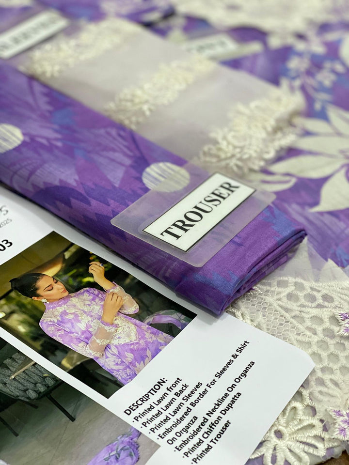 Aneela's Lawn Suit-Lawn Suits-Replica Zone